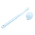 Kinderzahnbürste mit Bären-Design, ergonomischer Griff (Blau) für Kinder ab 3 Jahren