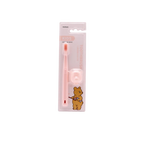 Kinderzahnbürste mit Bären-Design für Kinder ab 3 Jahren (Rosa)