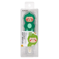 Kinderzahnbürste mit Dinosaurier-Design für Kinder ab 3 Jahren (Grün/Rosa)