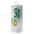 Kinderzahnbürste mit Dinosaurier-Design für Kinder ab 3 Jahren (Grün/Rosa)
