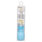Kinderzahnbürste mit weichen Borsten und ergonomischem Griff für Kinder ab 3 Jahren (Rosa/Blau)