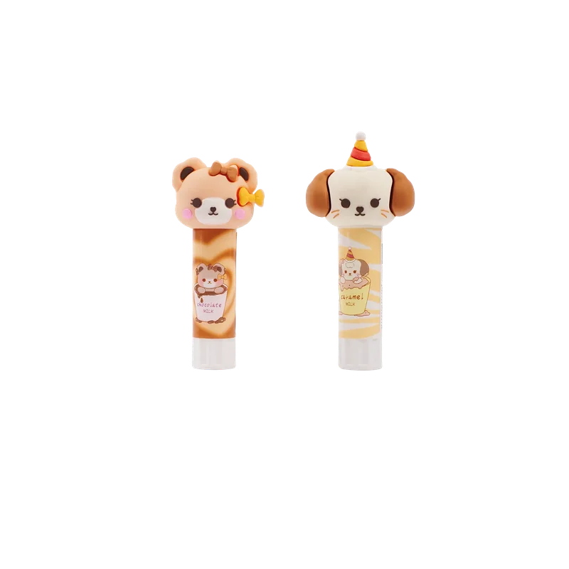 Klebestift mit Tier-Design, 42,5 g (Beige/Braun/Weiß)