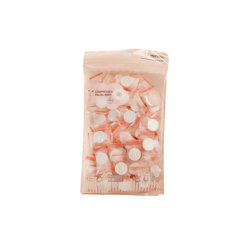 100 Stück komprimierte Gesichtsmasken, Einweg-Beauty Tool für Gesichtspflege (Weiß)