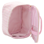 Kosmetiktasche mit Jacquardgewebe-Design (Rosa)