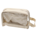 3-teiliges Kosmetiktaschen-Set aus PVC, Kollektion Cherry Blossom (Ivory White)