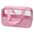 Transparente Kosmetiktasche aus PVC, mittel, Cherry Blossom Kollektion (Rosa)