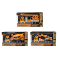 Kranfahrzeug Modellauto mit Pull-Back-Funktion, 1:24 Maßstab (Orange)