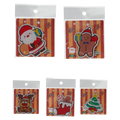 5-teiliges Kühlschrankmagnet-Set mit Weihnachts-Design (Mehrfarbig)