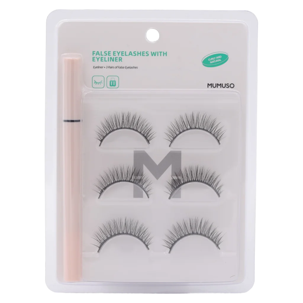 False Eyelashes With Eyeliner
