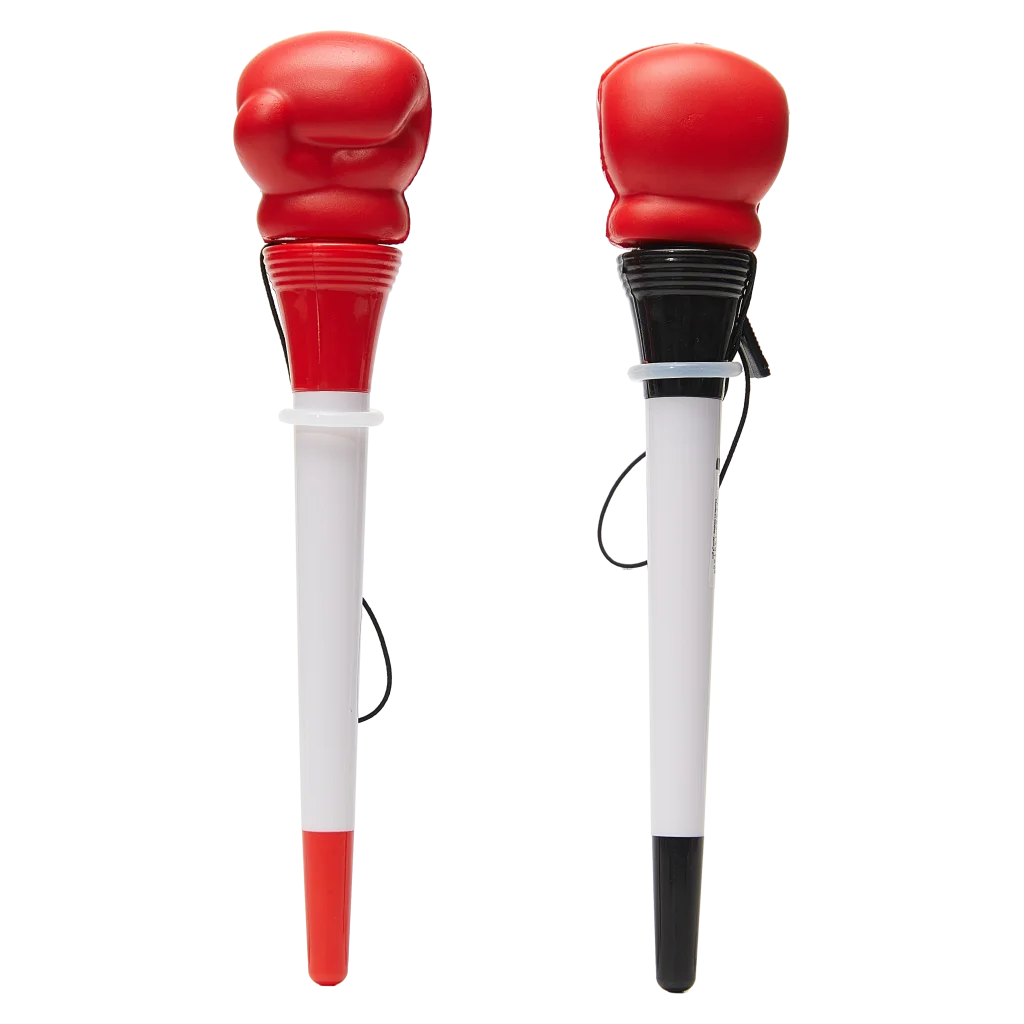 Kugelschreiber ABS mit Boxhandschuh-Design (Rot/Weiß)
