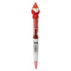 Kugelschreiber mit Leuchtfunktion und Weihnachtsmann-Design (Rot)