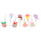 Kugelschreiber im Lollipop-Design mit Schleife (Mehrfarbig)