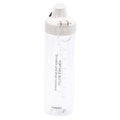 Kunststoff-Trinkflasche mit Flip-Deckel, 800 ml (Grau)