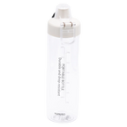 Kunststoff-Trinkflasche mit Flip-Deckel, 800 ml (Grau)