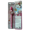 Kinderblockflöte aus Kunststoff mit Tier-Design (Rosa)