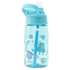 Kunststoff-Trinkflasche mit Dinosaurier-Design, 480 ml (Blau)