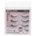 Fox-eye False Eyelashes (4 Pairs)