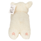 Kuschelkissen Hund, Plüschkissen 40 cm mit Hund-Design (Weiß)