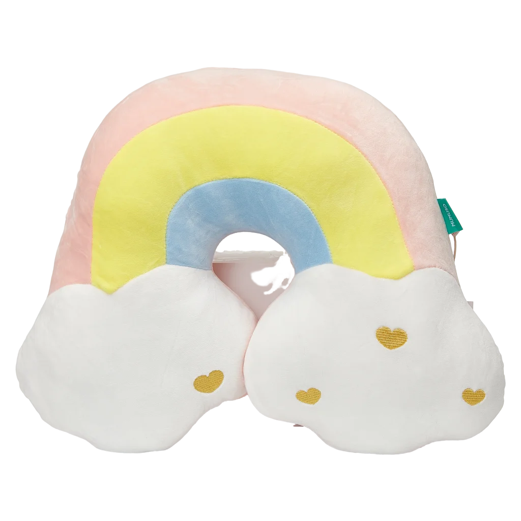 Kuschelkissen mit Regenbogen-Design, Mehrfarbig