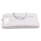 Laptoptasche aus PVC mit Reißverschluss (Grau)