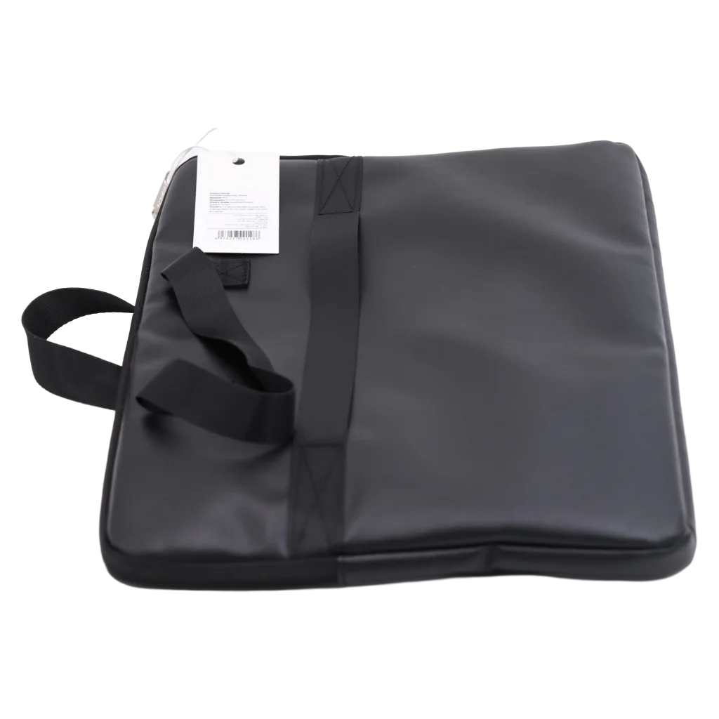 Tragbare Laptoptasche aus PVC für Notebooks (Schwarz)