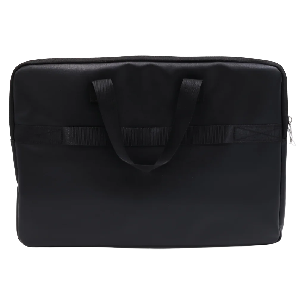 Tragbare Laptoptasche aus PVC für Notebooks (Schwarz)