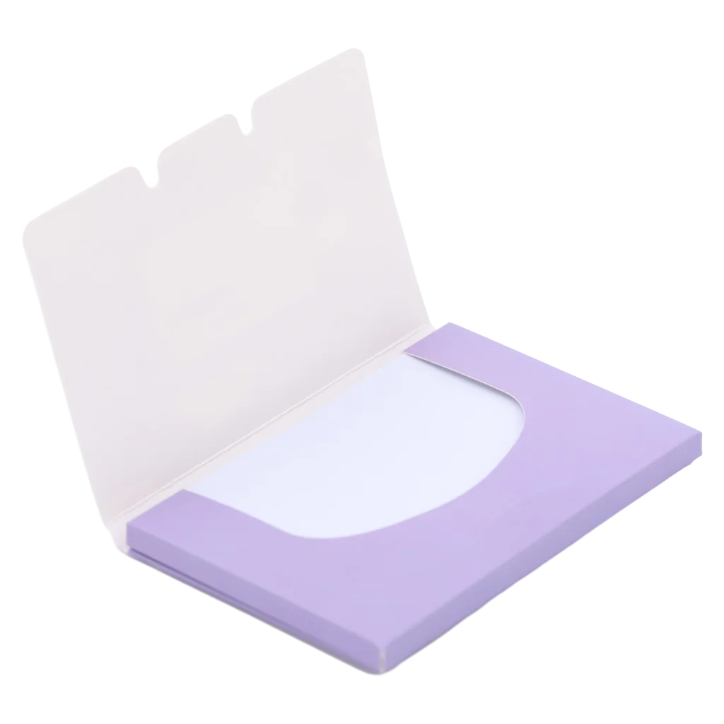 Lavendel Öl-Fettpapier aus Leinen, 80 Blatt (Lila)