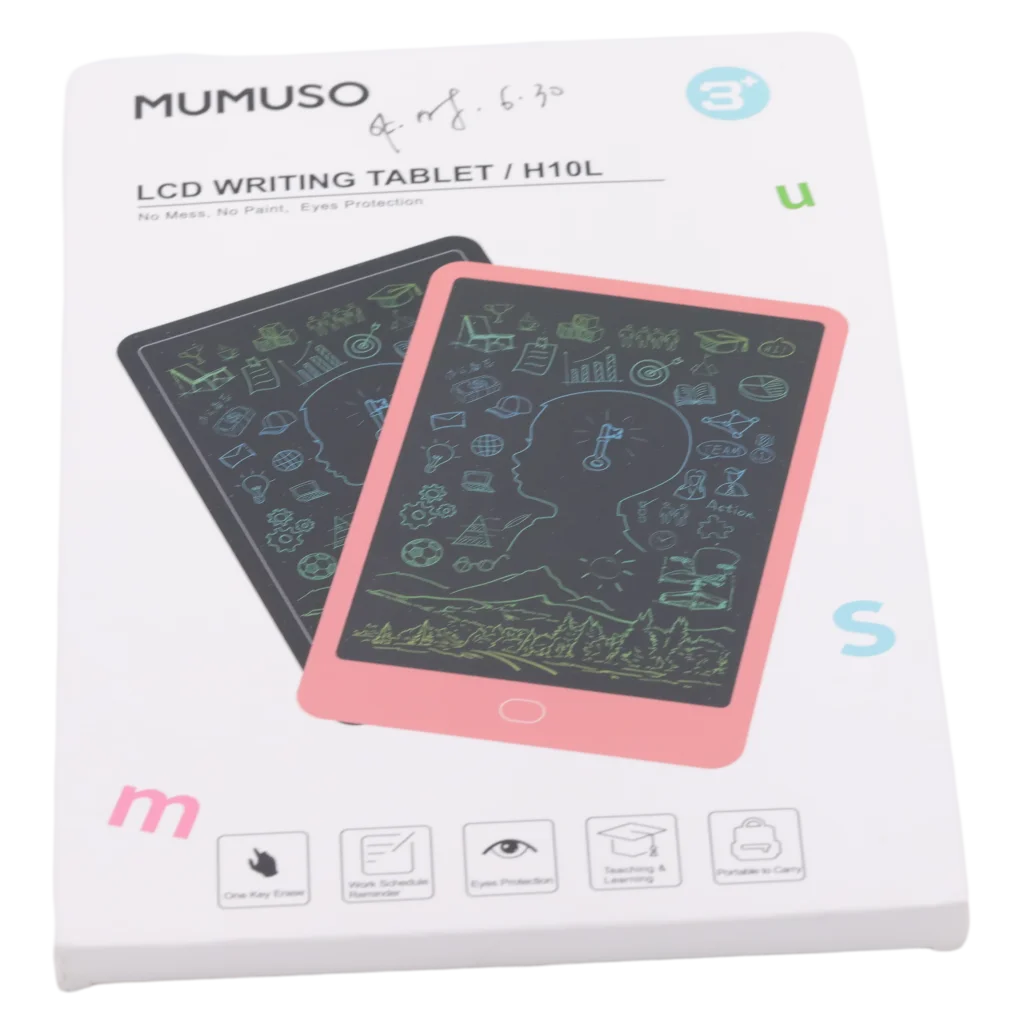LCD-Schreibtablet aus HIPS für Kinder, Modell H10L (Pink)
