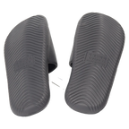 Leichte Herren Badeslipper, komfortable Hausschuhe (Hellgrau/43-44)