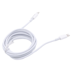 Lightning-zu-USB-Kabel 1,5 m Schnellladekabel TPE (Weiß)
