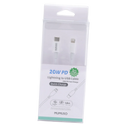 Lightning-zu-USB-Kabel 1,5 m Schnellladekabel TPE (Weiß)