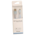 Lightning-zu-USB-Ladekabel aus TPE/PVC, 1 m (Blau)