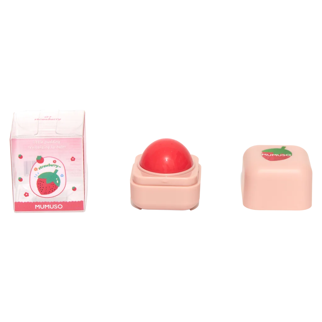 Little Pudding Revitalizing Lip Balm #01, Strawberry