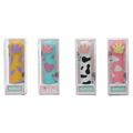 Lippenstift-Radierer mit Katzenpfoten-Design (Gelb/Türkis/Weiß/Rosa)