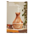Luftbefeuchter mit Holzmaserung und Stern-/Mond-Design (Natur)
