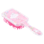Luftkissen-Haarbürste aus Polystyrol mit Bärchen-Design (Pink/Transparent)