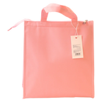 Lunch-Tasche mit großem Fassungsvermögen, leicht tragbar (Pink)