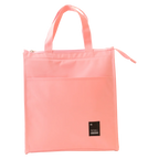 Lunch-Tasche mit großem Fassungsvermögen, leicht tragbar (Pink)