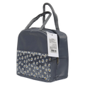 Lunch Bag isolierend aus Polyester mit Blumen-Design (Grau)