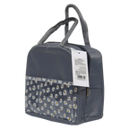 Lunch Bag isolierend aus Polyester mit Blumen-Design (Grau)