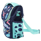 Isolierte Lunch Bag aus Köper-Verbundstoff mit Dinosaurier-Design (Blau/Mint)
