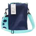 Isolierte Lunch Bag aus Köper-Verbundstoff mit Dinosaurier-Design (Blau/Mint)