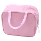 Lunchbag isoliert aus Polyester mit mehreren Fächern (Rosa)