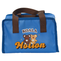 Lunchbag aus Nylon mit Koala-Design für Kinder und Erwachsene (Blau)