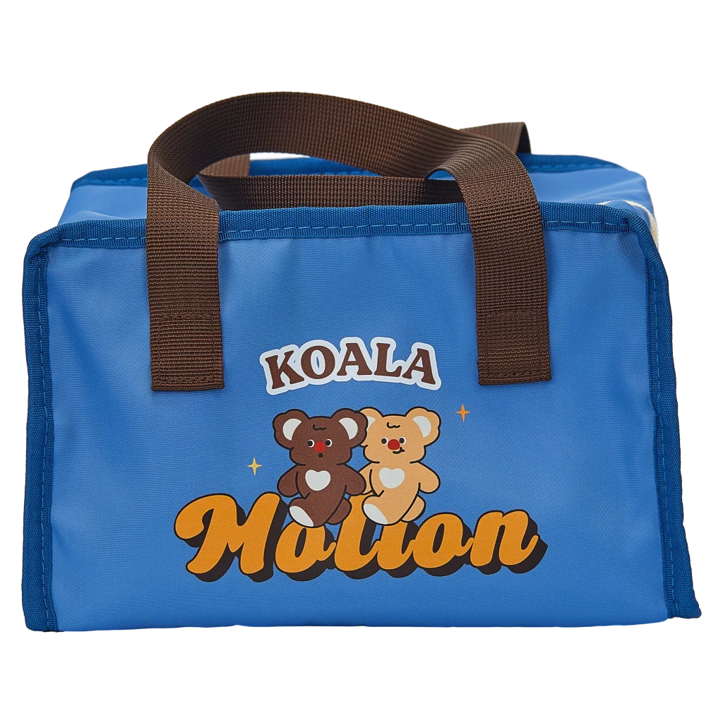 Lunchbag aus Nylon mit Koala-Design für Kinder und Erwachsene (Blau)