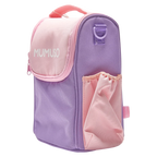 Lunchbag aus Oxford-Stoff mit Aluminiumfolie, isoliert (Rosa/Lila)