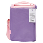 Lunchbag aus Oxford-Stoff mit Aluminiumfolie, isoliert (Rosa/Lila)