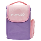 Lunchbag aus Oxford-Stoff mit Aluminiumfolie, isoliert (Rosa/Lila)
