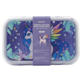 Lunchbox aus Kunststoff mit Einhorn-Design, 800 ml (Lila)