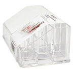 Make-up-Organizer aus Kunststoff, 9 Fächer (Klar)
